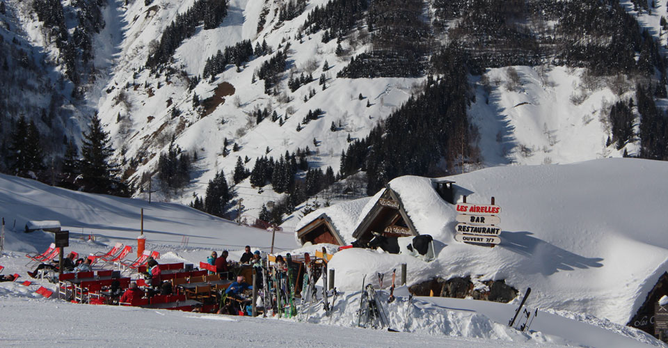 Photo: Daniel Elkan - restaurant on the slopes of Les Arcs