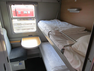 Alpen Express sleeper compartment