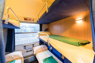 Alpen Express sleeper train couchette