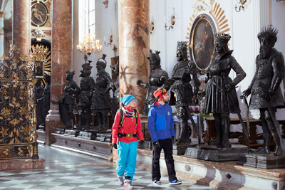 Innsbruck church by train