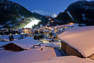 Ischgl village by train