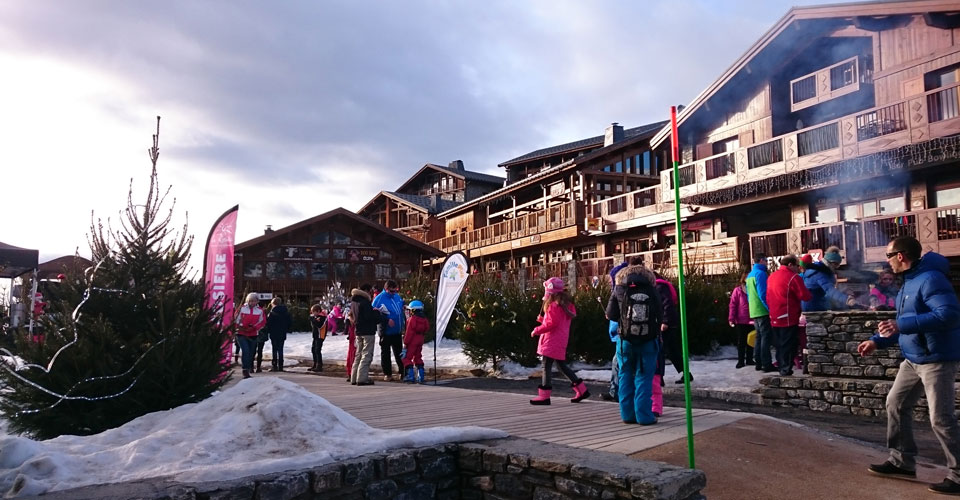 Photo: OT La Rosiere - La Rosiere village at Christmas