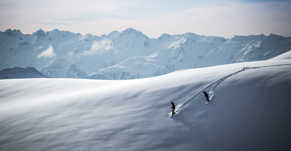 Photo: Agence Merci - powder in Les Arcs