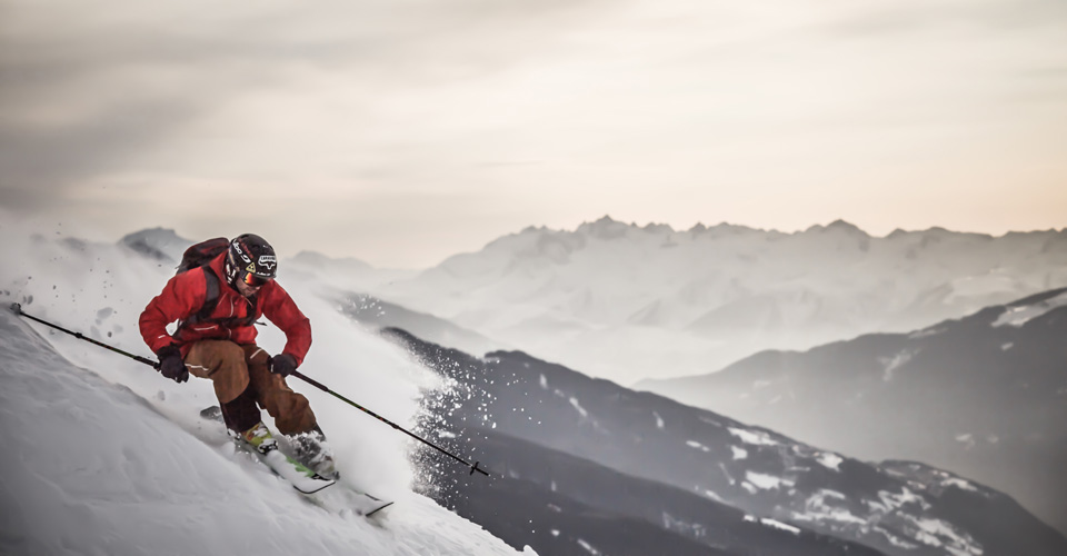 Photo: Agence Merci - skier in Les Arcs