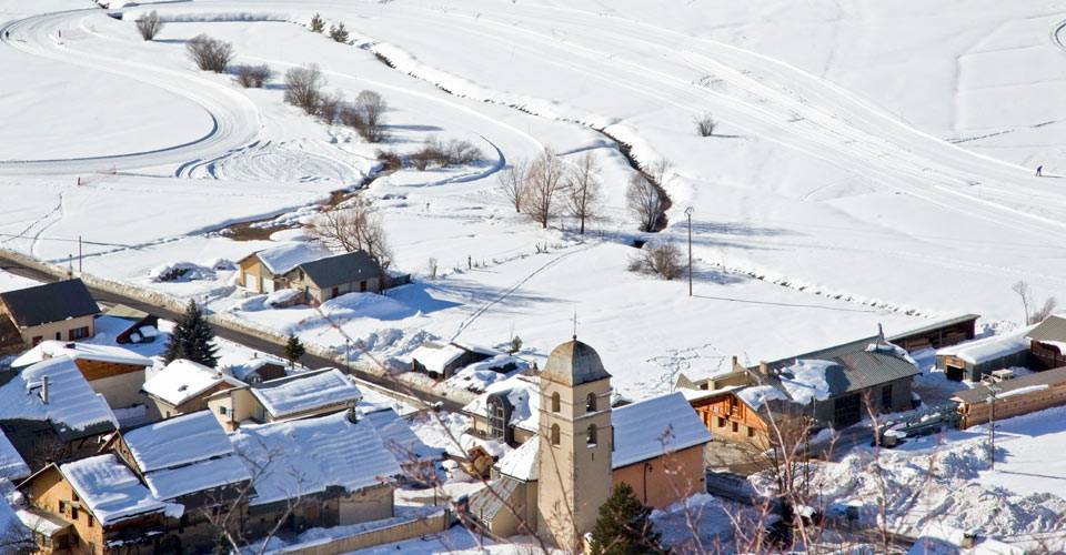 Photo: Thibaut Durand/OT Montgenevre - Montgenevre village view