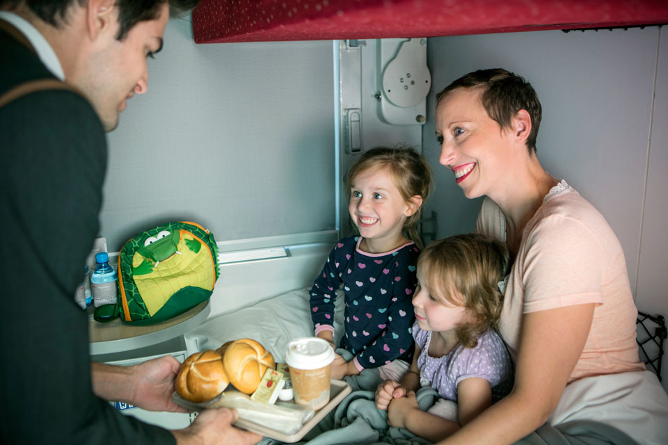 Breakfast on NightJet