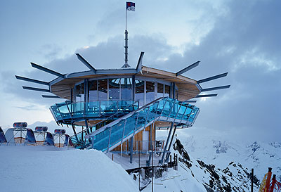 Top of Obergurgl by train