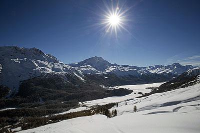 St Moritz by train