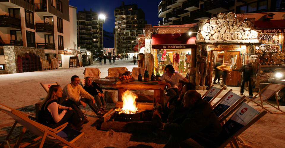 Photo: Tignes Tourism - Tignes village at night