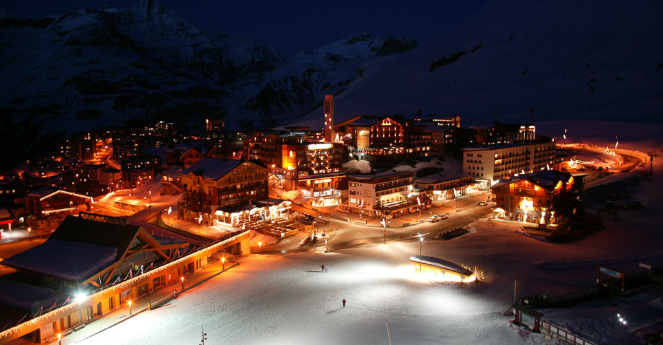 Photo: Tignes Tourism - Tignes Le Lac by night