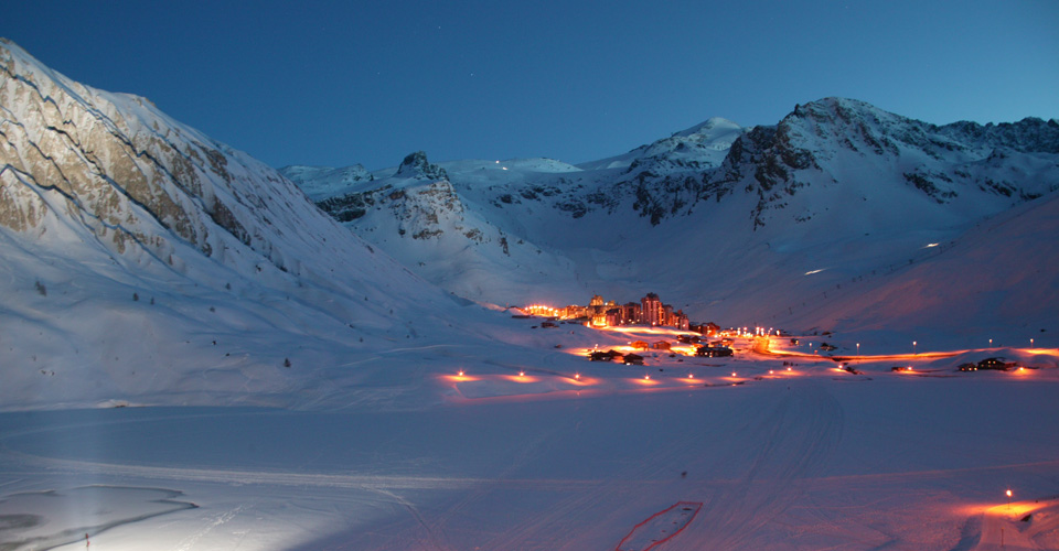 Photo: Tignes Tourism - Tignes village evening