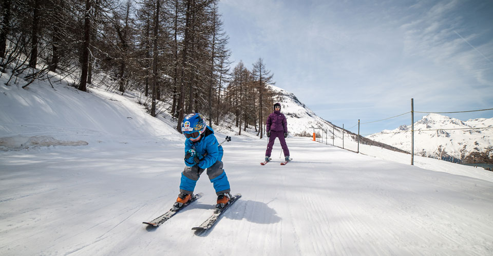 Photo: A Pernet - Val Cenis ski beginner runs