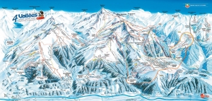 Verbier piste map